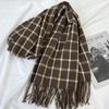 Women Imitation Cashmere Plaid Scarf Women's Autumn and Winter Fashion Shawl Winter Thickened Cold-proof and Warm Scarf