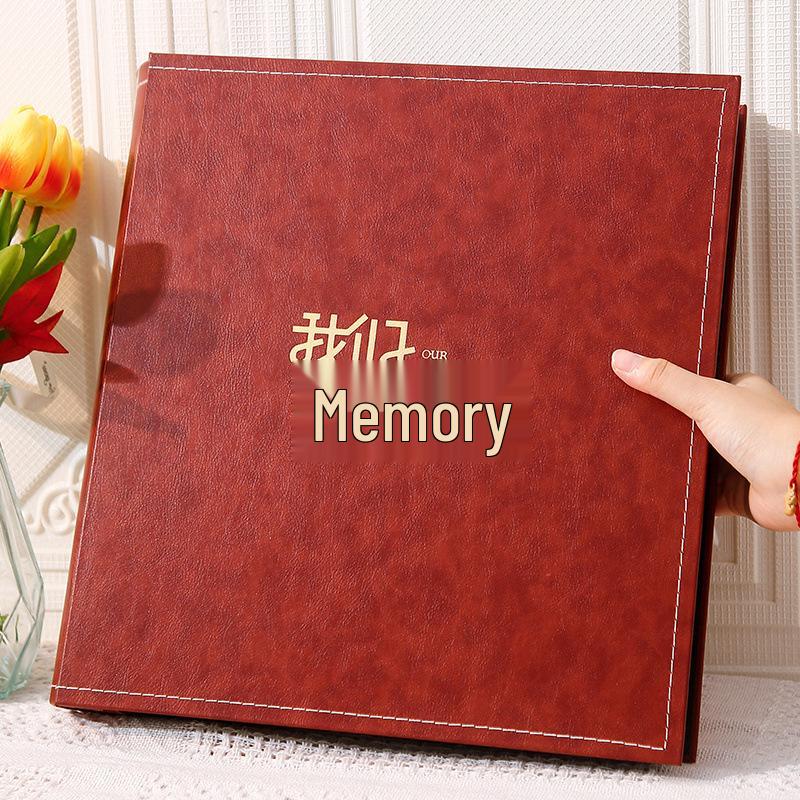 Φωτογραφικό Άλμπουμ 6 ιντσών: 1000 Φύλλα, Μεγάλης Χωρητικότητας, Αναμνηστικό Δερμάτινο Ένθετο για Ζευγάρια & Οικογένειες για Φωτογραφίες 5 ιντσών