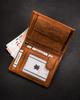 Men's Leather Wallet N4-CHM-HORSE-BL-COGNAC