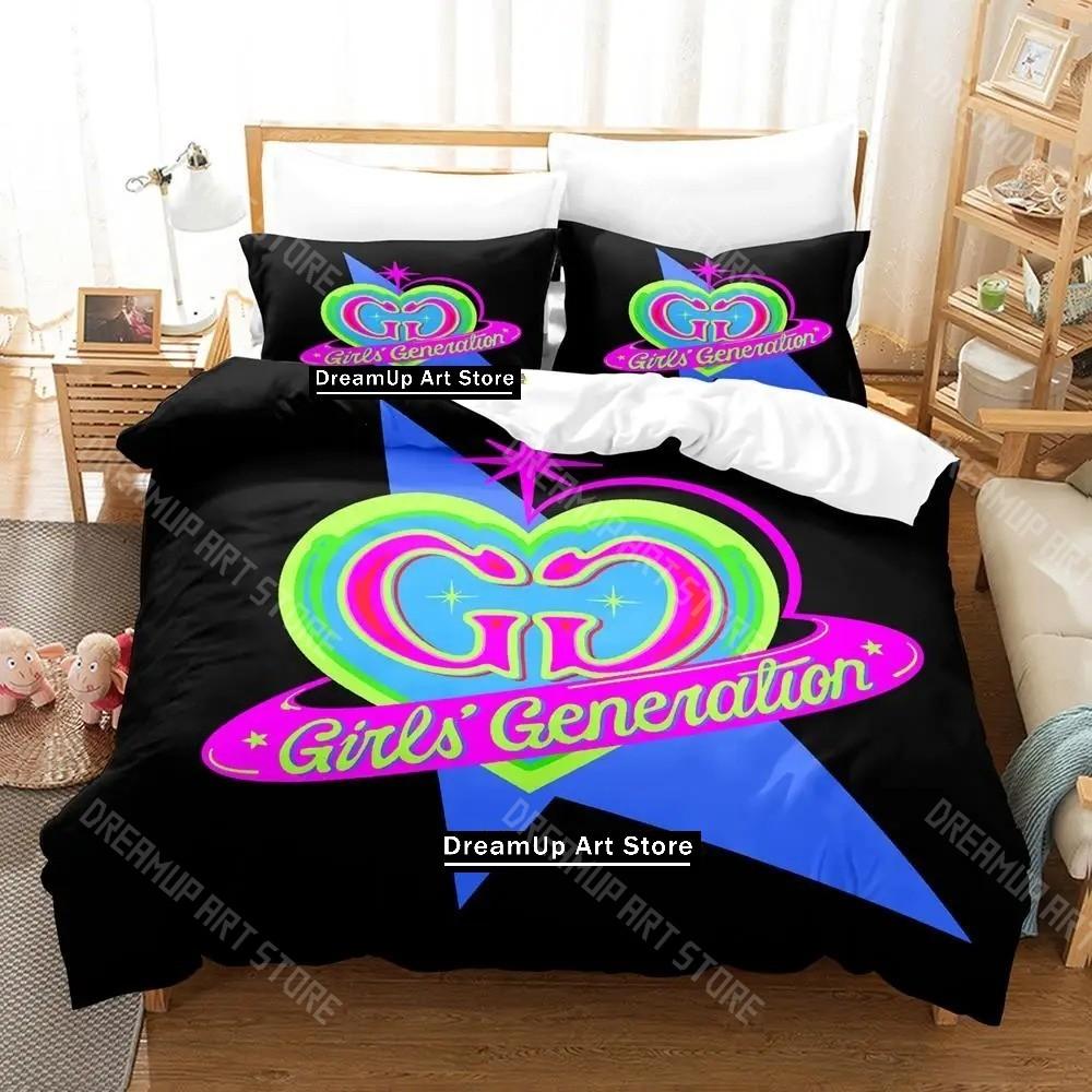 3D Printed Girls KPOP Generation Bedding Set for Boys Girls Duvet Cover Pillowcase Twin Queen King Full Single Double Sizes