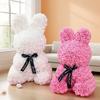 Eternal Flower Rabbit Gifts Girlfriend Wife Girlfriend Birthday Wedding Valentine's Day Gift PE Foam Flower Rose Rabbit