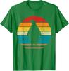 Retro Penguin Vintage Sunset Design Penguin Lovers Unisex T-Shirt