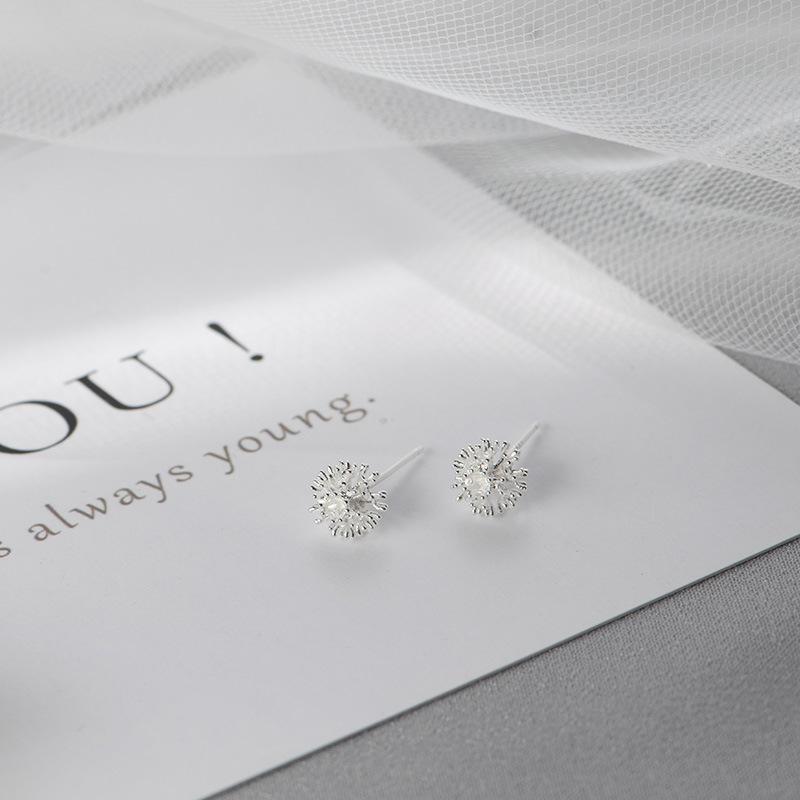 Dandelion Earrings Literary Fresh Cute Earrings Simple Creative Accessories