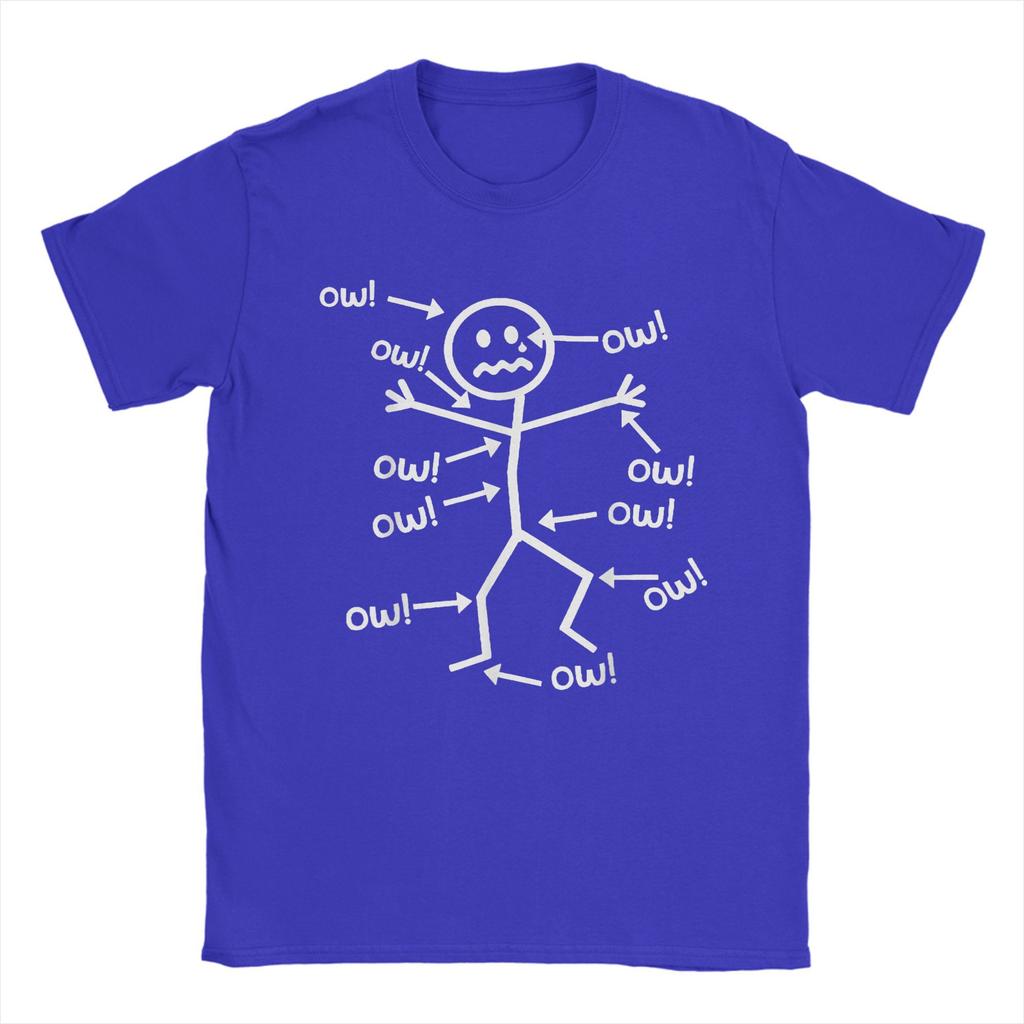Ow Ow Ow Ow Ow Ow Ow Character TShirt Summer Hippie T Shirts Adult Cotton O Neck Oversize Top Tees Short Sleeve Y2K Tshirt