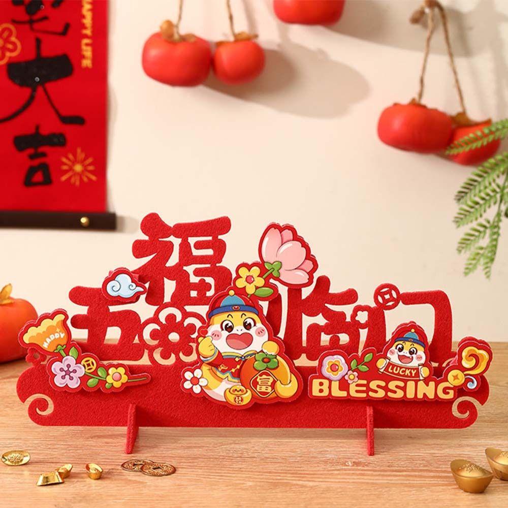 Traditional Chinese Snake Year Desktop Ornament Spring Festival Supplies  Wedding Celebration