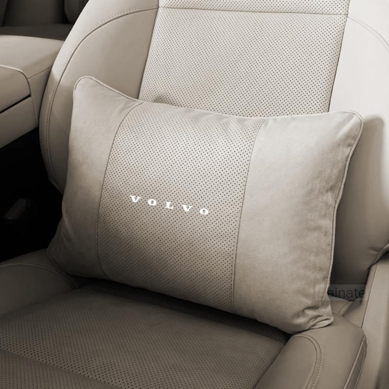 For Volvo XC60 V90 V60 V40 XC90 S90 S60 C30 V70 XC40 Car Headrest Neck Support Seat Lumbar Cushion Soft Neck Pillow Accessories