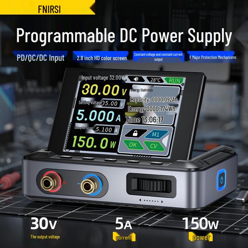 DPS-150 CNC 150W Portable Adjustable DC Power Supply, 30V 5A with Upper Computer Integration