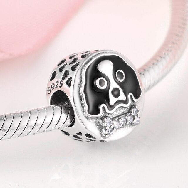 Nouveau cadeau de bricolage élégant perles en argent sterling 925 croix de foi arbre de vie animal de compagnie chat chien ajustement breloques bracelet femmes fabrication de bijoux