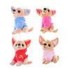 17Cm Children Birthday Christmas Gifts Small Vest Chihuahua Dog Plush Toy