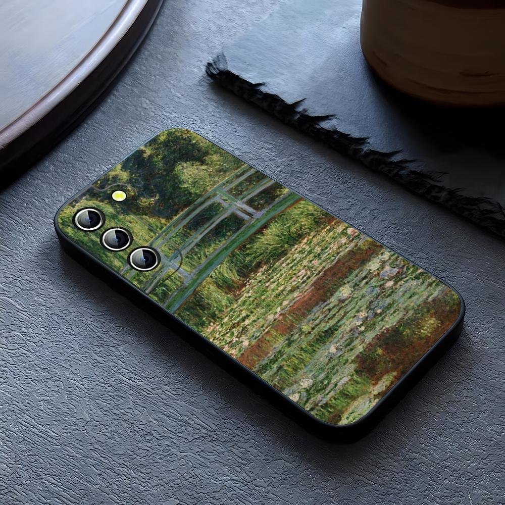 Etui na telefon z obrazem impresjonistycznym Claude'a Moneta Dla Samsung Galaxy S26 S24 S23 S22 S25 S21 S20 Ultra Fe Plus A54 A24 A55 A53 Coque