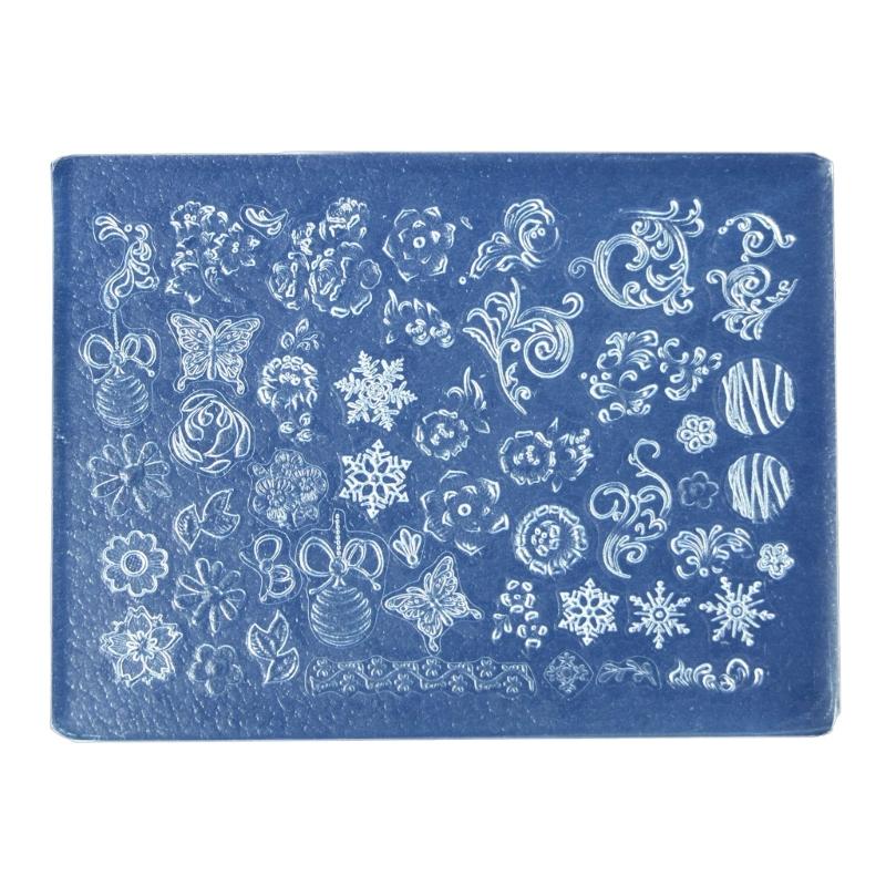 Silicone Nail Art Handicrafts Moulds DIY Nail Tools Accessories Nail Carving Molds Silicone Material for Nail Decoration