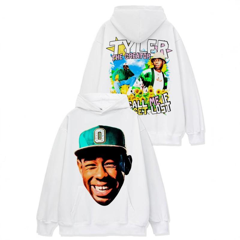 Tyler Creator Graphic Print Oversized T-Shirt Hoodie Sweatshirt Men Streetwear Casual Wear 2025