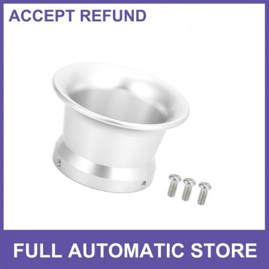 

Silver Tone 50 mm Dia Motorcycle Air Filter Intake Velocity Stack Aluminum Alloy
