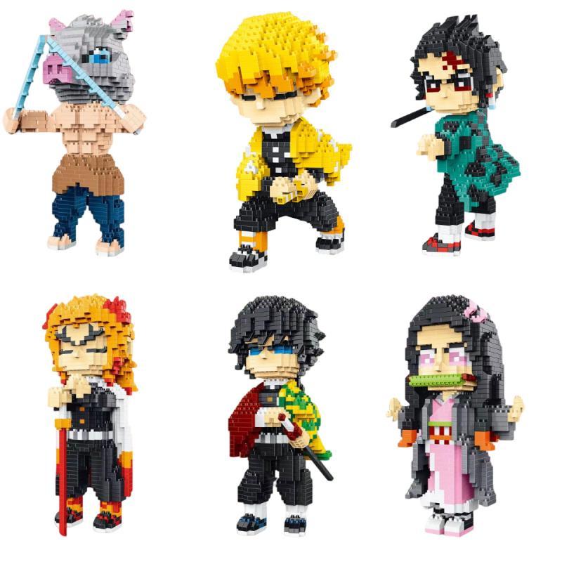 Demon Slayer Diamond Building Blocks Toy Set