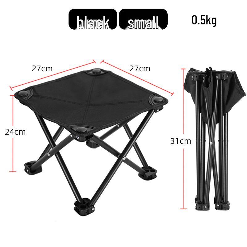 Portable Outdoor Folding Chair for Fishing, Camping, BBQ, Home Use, Kids, and Art Sketching