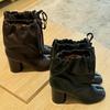 Fashion The New Autumn And Winter Wide-Leg Lace-Up Split-Toe Pig'S Hoof Boots For Girls Korean Style Versatile Western Girls' School