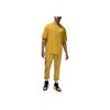 Jordan Flight Essential Logo Print Ribbed Crew Neck Short Sleeve Drop Shoulder T-Shirt Men Tops Rust-Yellow DZ0605-752