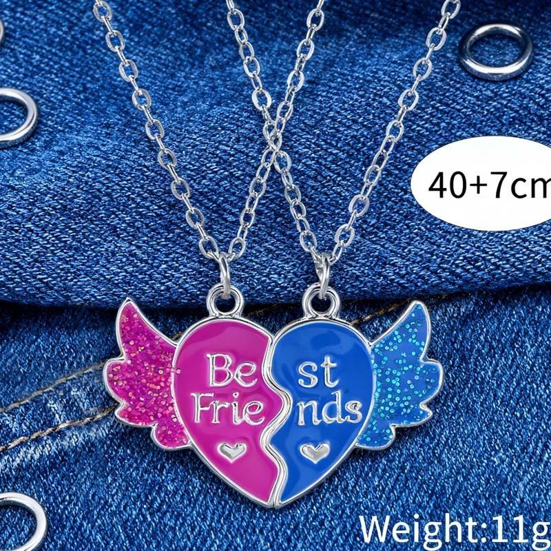 Bff Friendship Necklace, Magnetic Attraction Heart Necklace, Magnetic Necklace Set, Jewelry