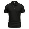 Men's Simple Quick-Drying Polo POLO Shirt Golf Type Men's Gentleman Loose Breathable Lapel Short Sleeves