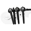 4Pcs Ebony Wood Cello Machine Heads Universals Cello Replacement Tuning Pegs Cello Strings Replacement Part Enduring