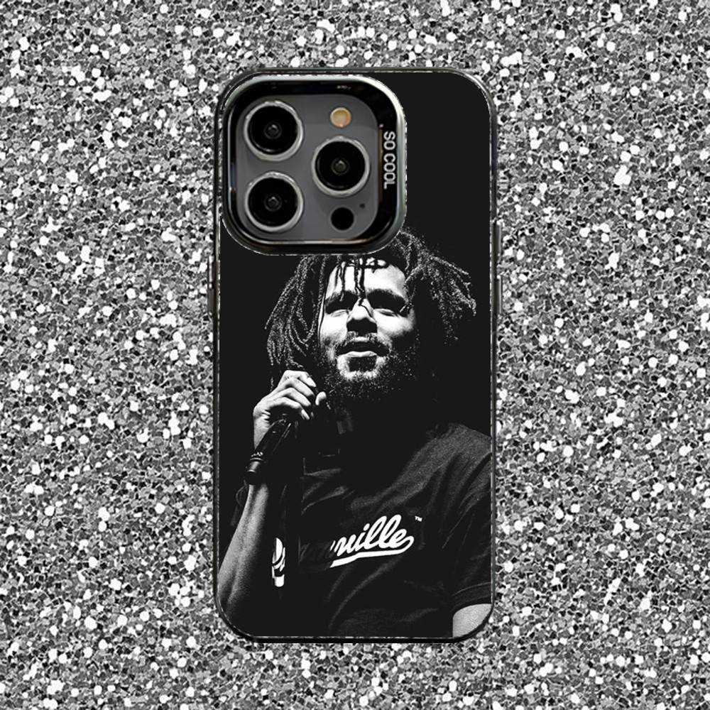 

Rapper J Cole Phone Case For iPhone 16,15,14,13,12,11,Pro,XS,Max,Plus,Mini,SE Black Candy Matte Shockproof Cover iphone14plus