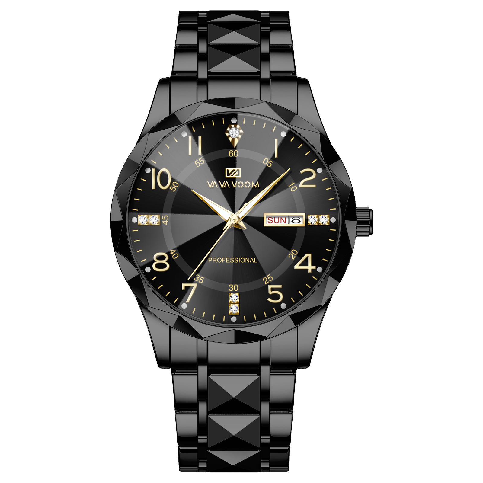 

Вау Часы мужские с дизайном огранки бриллианта и логотипом на заказ