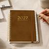 Agenda Appuntamenti A5 2027 Planner Settimanale Spiralato, Calendario Settimanale 365 Giorni con Organizer Copertina Rigida Elastico, 140 Pagine Carta Spessa