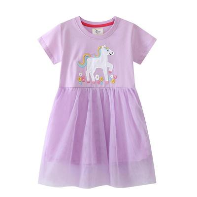 2026 Sommerkleid für Mädchen im europäischen und amerikanischen Prinzessinnenstil