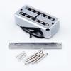 FLEOR Alnico II Electric Guitar Neck/Bridge Humbucker Pickup for FT Style Guitar, Chrome/Gold