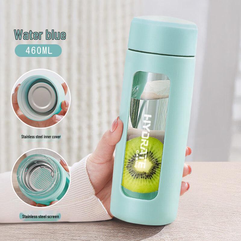 ZISIZ Double-Layer Insulated Glass Cup
