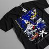 Shadow The Hedgehog T-krekls, Varoņu T-krekls Sonic T-krekls, Varoņu Vintage T-krekls,