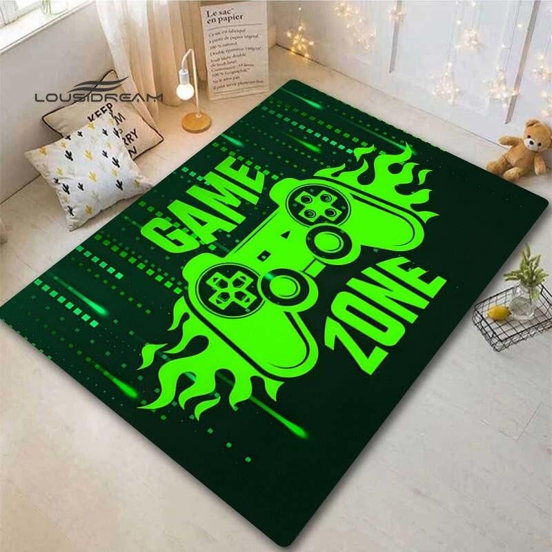 

Аніме Ігровий контролер Дитяча ігрова зона Килим Дитяча гра Килимок Мультфільм 3D візерунок Вітальня Декоративний килим 160x200cm 63x79 inch
