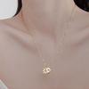 Combination Mangxing Titanium Steel Necklace Women'S Gold Versatile Pendant Chain Ornament Exquisite Simple Fashion Stainless Steel Clavicle Chain