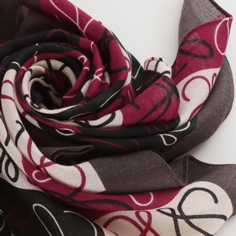 Shop   Autumn Square Mini Fashion Scarf Green Drn Wsc 0489