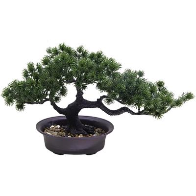 Sac Taske Artificial Pine Tree (Dark Green) - Artificial Plant, Bonsai, Potted Plant for Interior Decor
