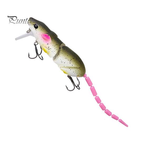 

1/7 шт. 8 см/15,3 г металева приманка для миші з високим гачком, 2 секції, біонічна 3D штучна жорстка приманка для щурів, прісноводні аксесуари для морської риболовлі B