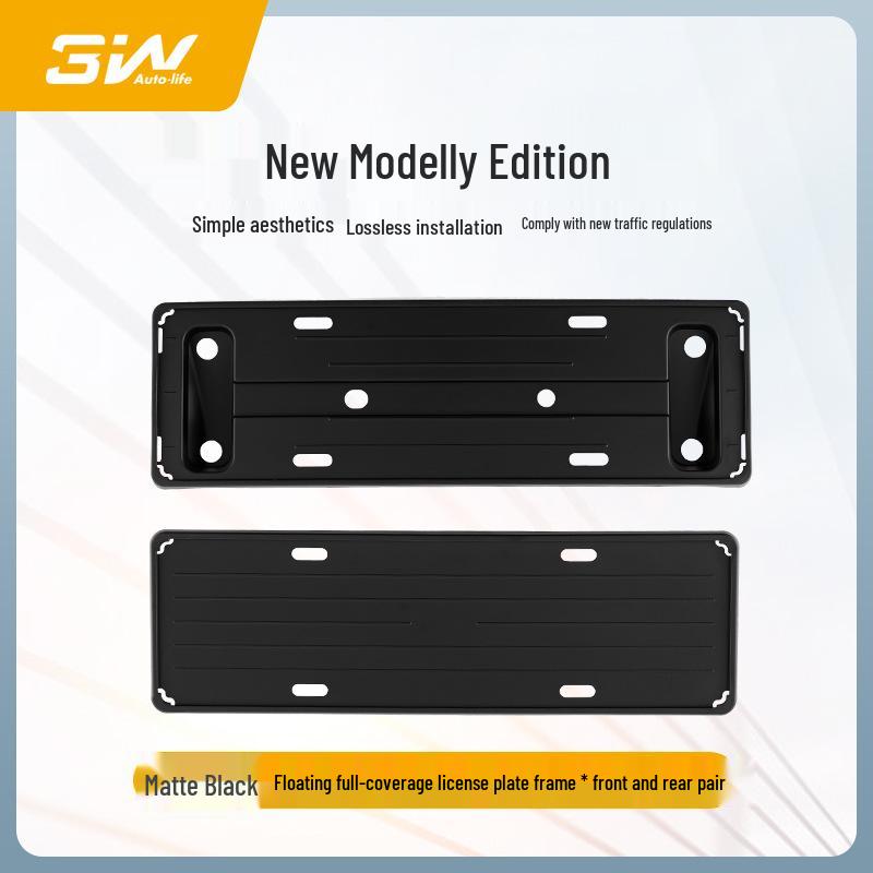 3W Full Coverage License Plate Frame for Tesla Model 3/Y (Refresh)