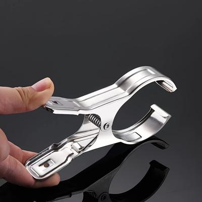 10/20/30 PCS of Large Stainless Steel Clips for Home Drying Down Clothes and Quilt Spring Windproof Clothespins for Home Laundry