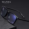New tr90Blue light blocking glasses retro eyeglass frames for men and women6919Artistic transparent flat glasses direct supply