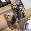 Złoty Feniks Rozwijający się Dla IPhone 16 Pro Max 15 P Ro 14 13 Plus 12 Mini 11Pro Max XS Max XR Złote Hartowane Szkło Etui na Telefon