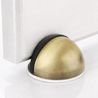 New Stainless Steel Door Stopper Non Punching Anti-collision Door Holder Hardware Nail-free Door Suction Door