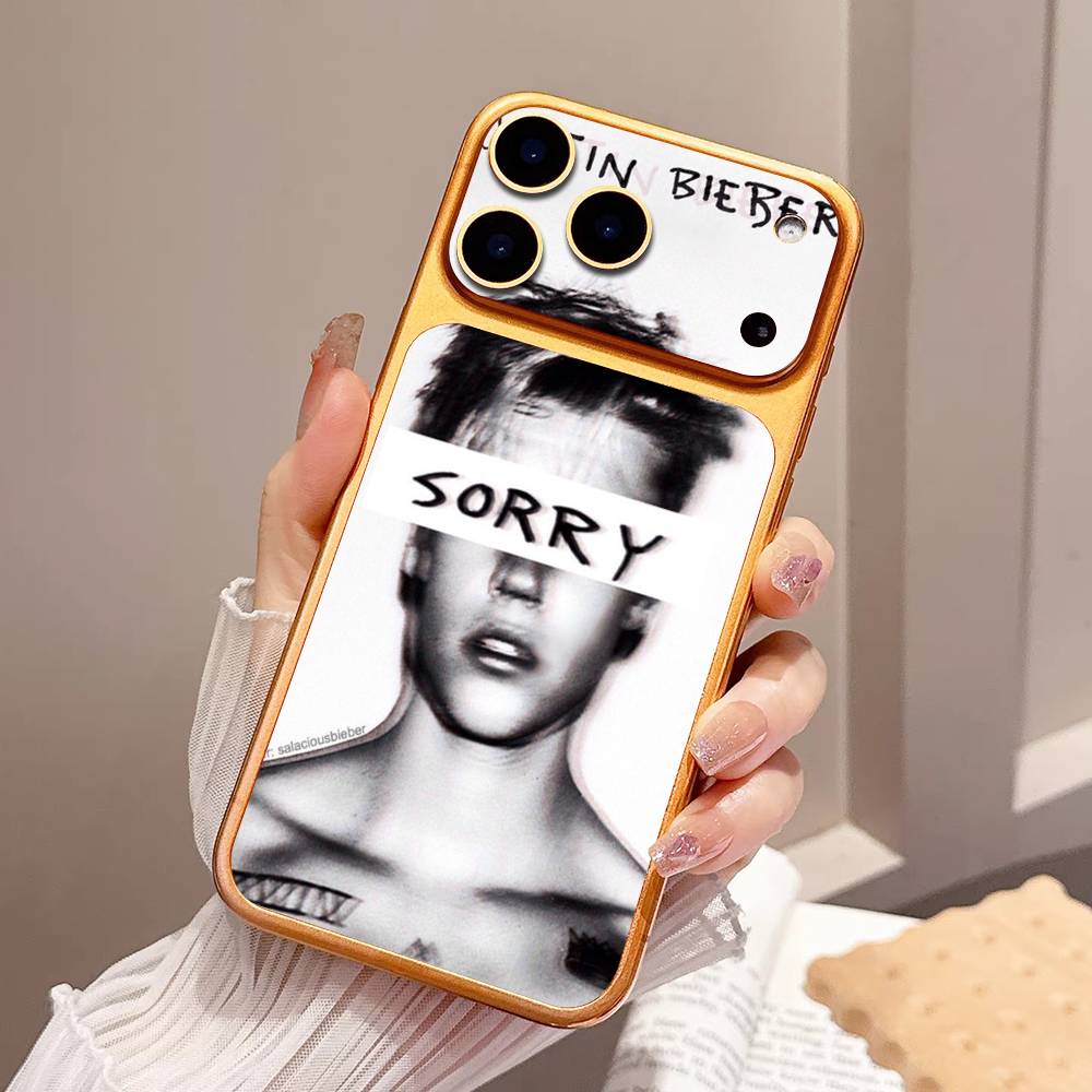 Singer Justin B-Bieber Wrap Sticker For IPhone17 Pro/17pro Max Phone Decal Skin Rear Protector Case Film Full Cover