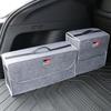 Auto Weiche Filz Aufbewahrungstasche Organizer Autos Faltbare Kofferraumtasche für Toyota Trd GR C-hr Prado Rav4 Yaris Hilux Prius Avensis Corolla Camry