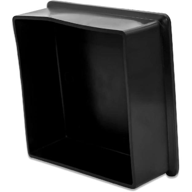 Flyshop Square 4PCS Non-Scratch Furniture Caps Non-Marking PVC Chair Leg Floor Protectors Fit for 4" x 4", 100 x 100 mm