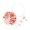 Paper Clips Binder Clips Assorted Multifunction Push Pins Sets with Box for Office School Document