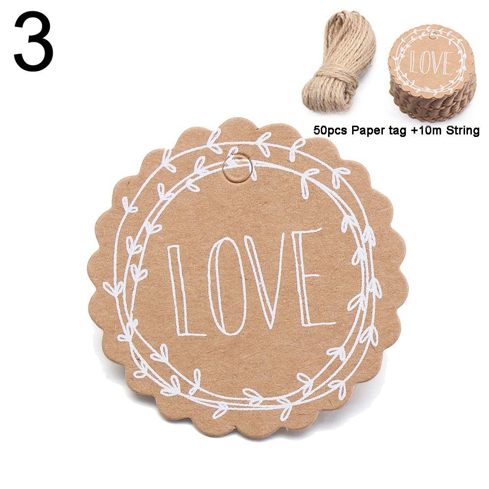 Supplies Gift packing Hang Tag Multi Style Thank You Crafts DIY Paper Label Kraft Paper Tags