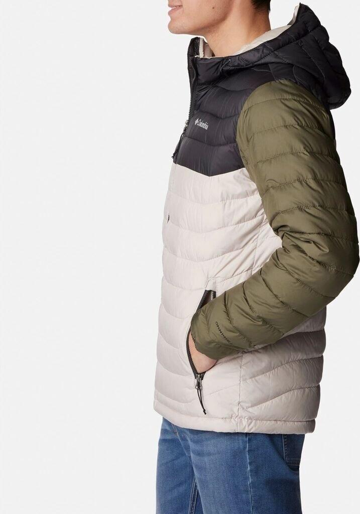 Куртка Columbia Powder Lite Hooded Jacket темный камень/акула/камень зеленый
