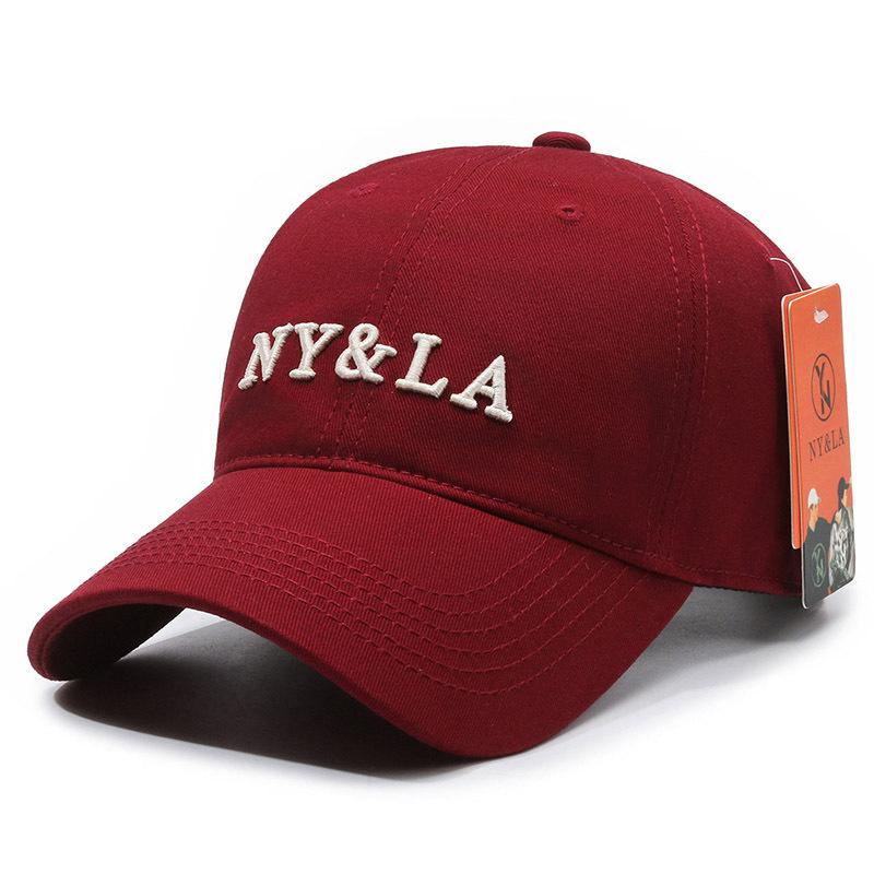 New Embroidery Ball Baseball Cap Sports Sunscreen Men's and Women's Sun Hats Breathable Versatile Casual Duck Tongue