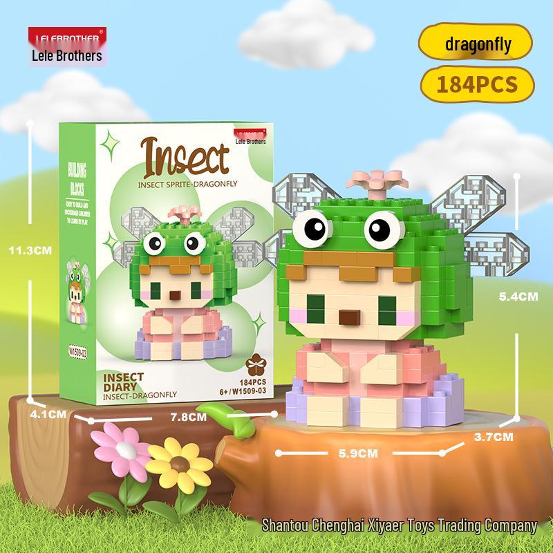 Compatible Lego Micro Building Block Cartoon Figurines - Children's Educational Desktop Toys