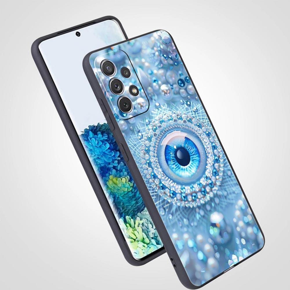 Fashion Eyelashes Eyes Phone Case for Samsung Galaxy A55 A35 A15 A14 A13 A25 A54 A51 A71 A72 A73 A32 A52 A41 5G Soft TPU Shell